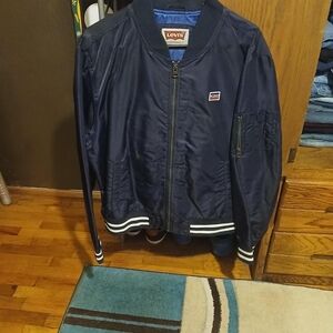 Levi's Men's Dark Blue Bomber Jacket